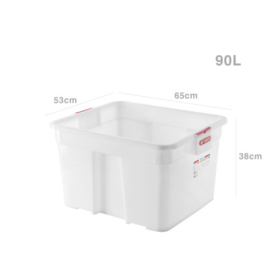 Caixa Abs GN 2/1 NSF Branco 90l 65X53X38cm